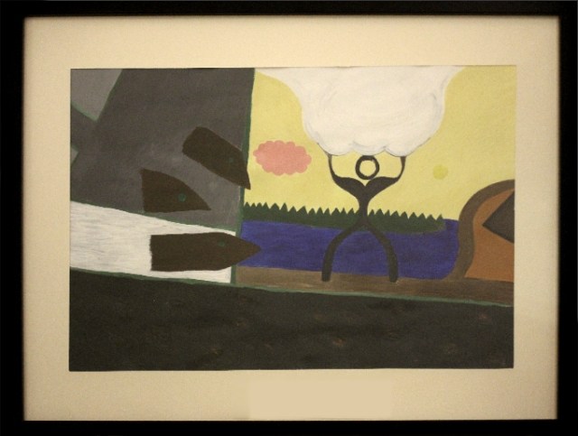 Pzpala2014 öljy ja akryyli paperille 2014